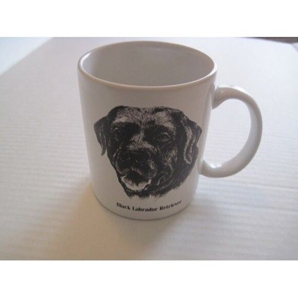 Papel Coffee Cup Mug Black Labrador Retriever Breed Description Dog Owner Gift - Picture 1 of 2